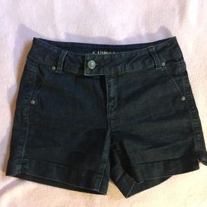 Dark Wash Jean Shorts